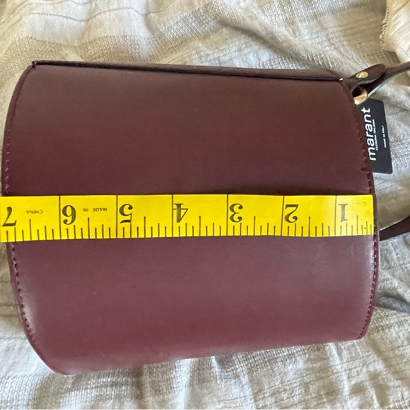 Burgundy Bucket Bag (Italian) - Picture 6 of 6